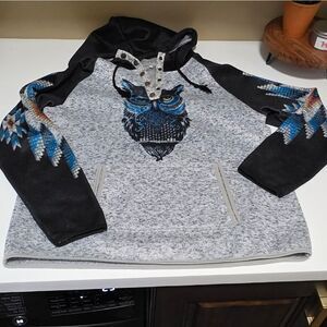 Owl Half Snap Pullover